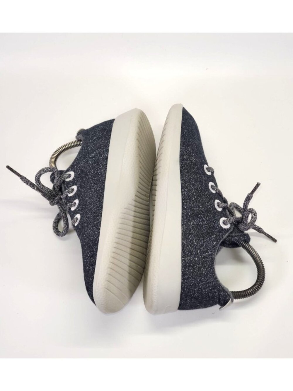 Allbirds Women's Wool Natural Dark Gray Lace Up Runners Comfort Shoes 7 1172 - Picture 10 of 15